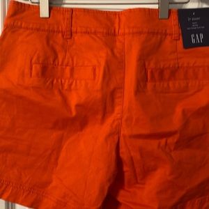 Gap shorts. Orange size 8